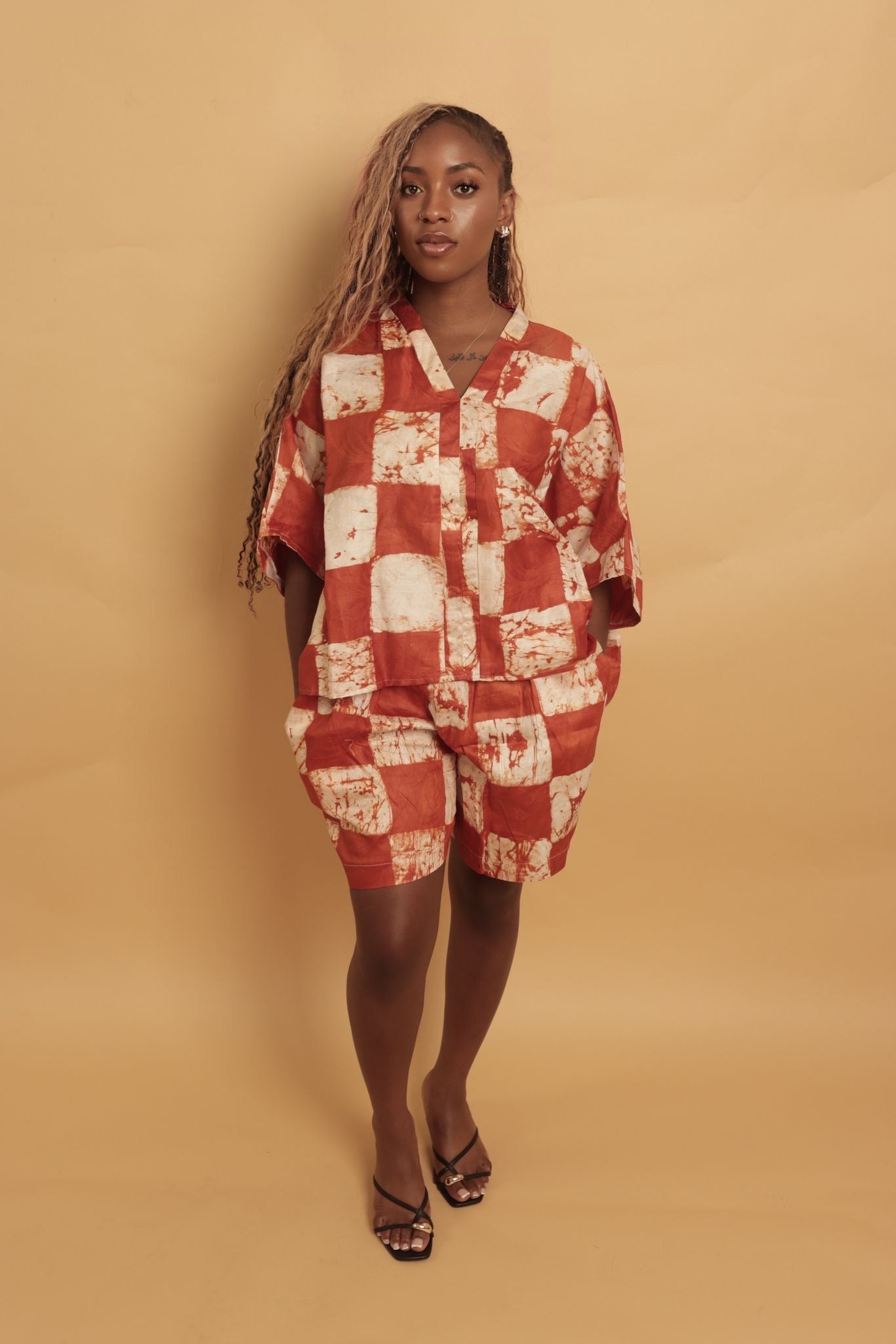 Two pieces patchwork set